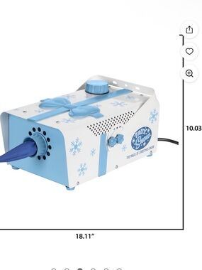 Christmas Corded Electric Faux Snow Blowing Machine 800 W Easy new